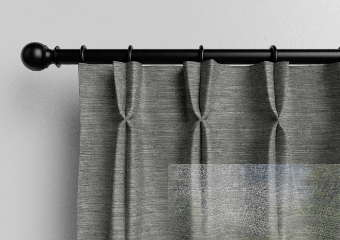 Sahara Voile, Metallic Grey - Made to Measure Curtains - Image 10